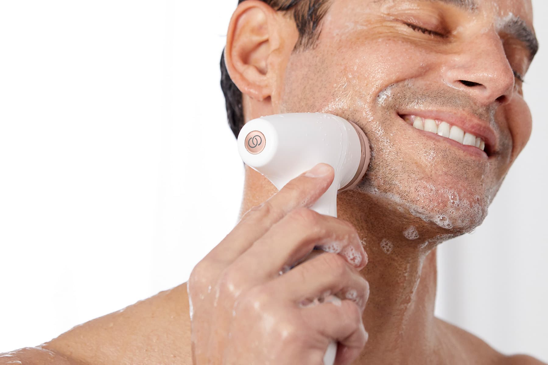 An energising facial massage