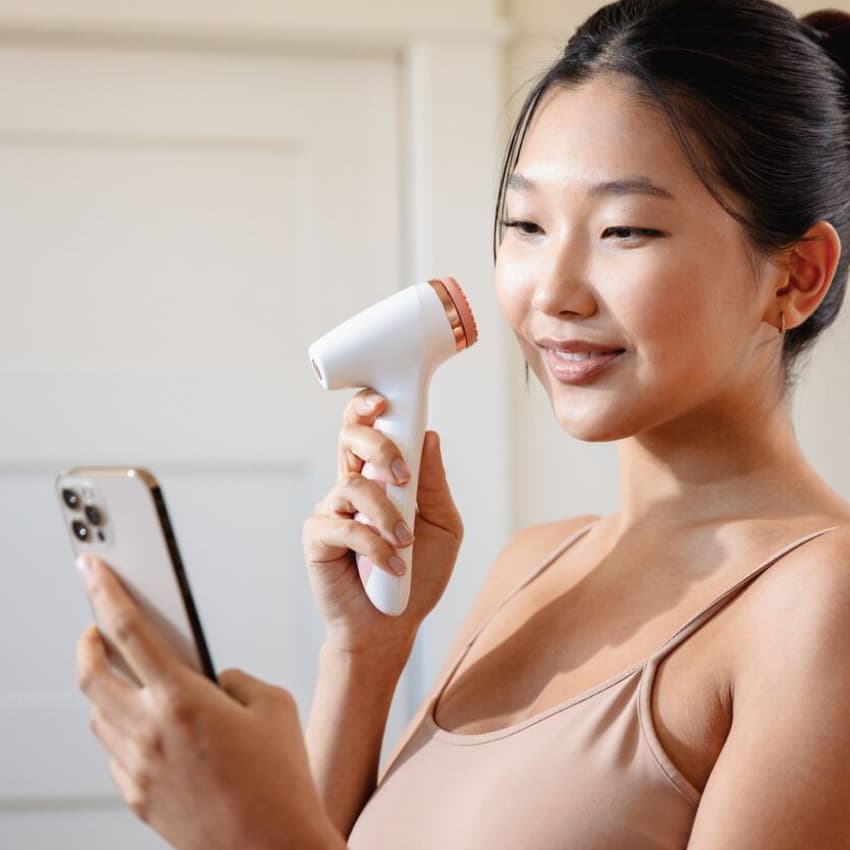 Reduced appearance of visible pores